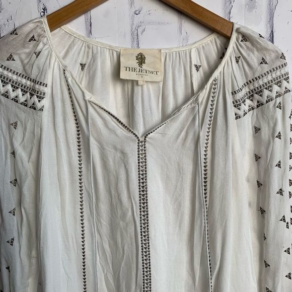 The Jetset Diaries Stevie Embroidered Tunic Blouse TJD Revolve - Picture 5 of 9